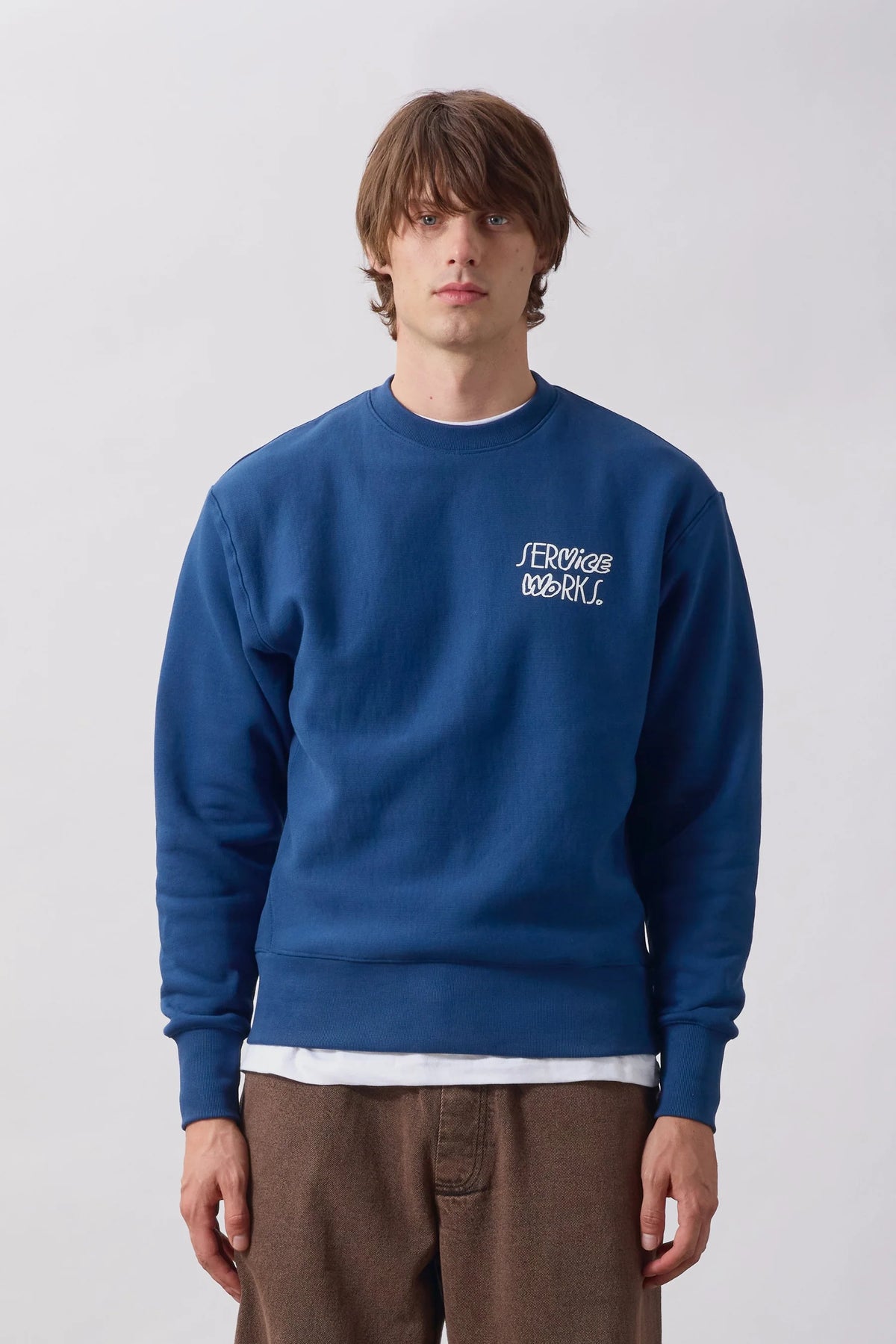 Double Vision Crewneck - Navy
