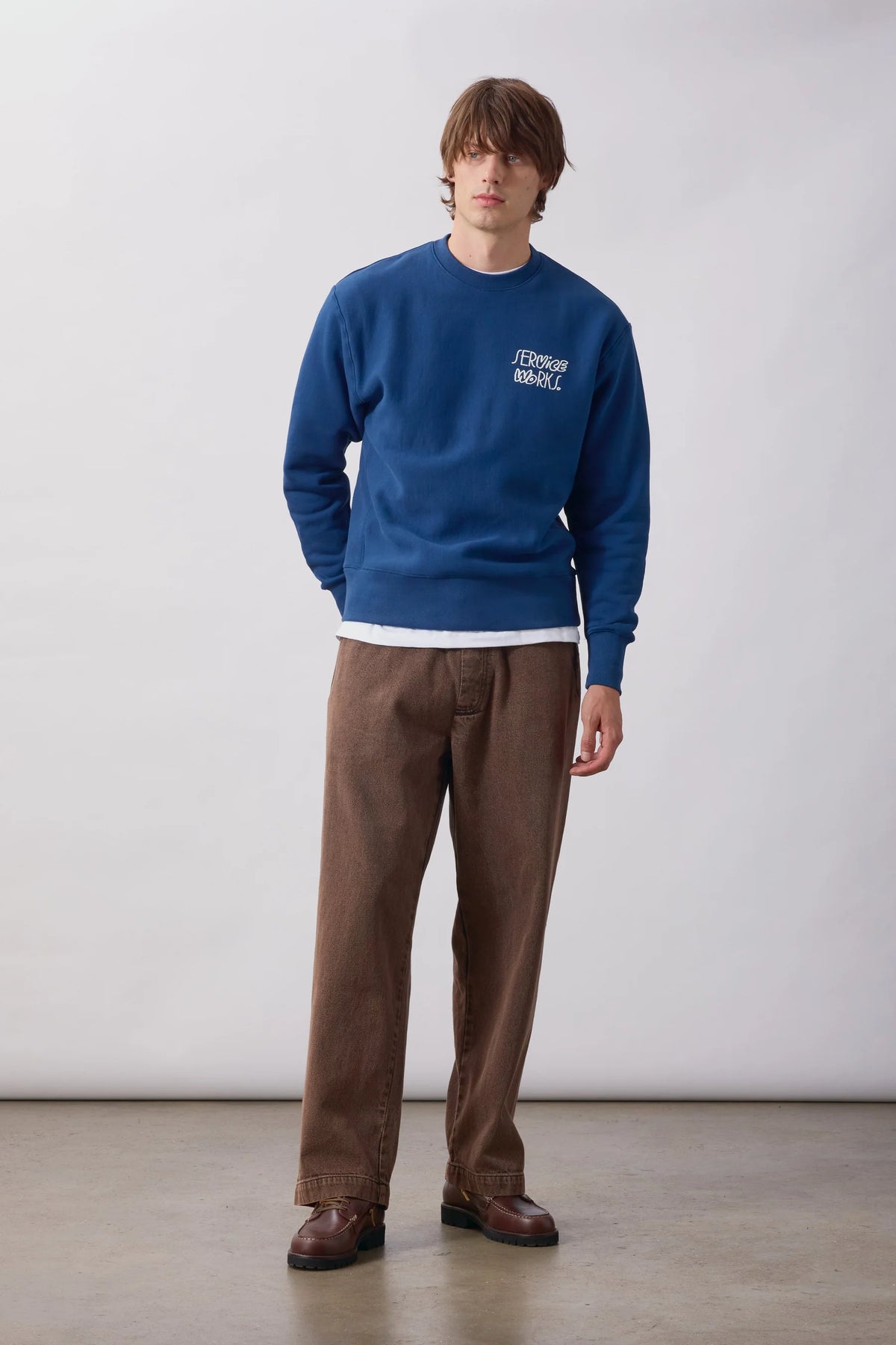 Double Vision Crewneck - Navy