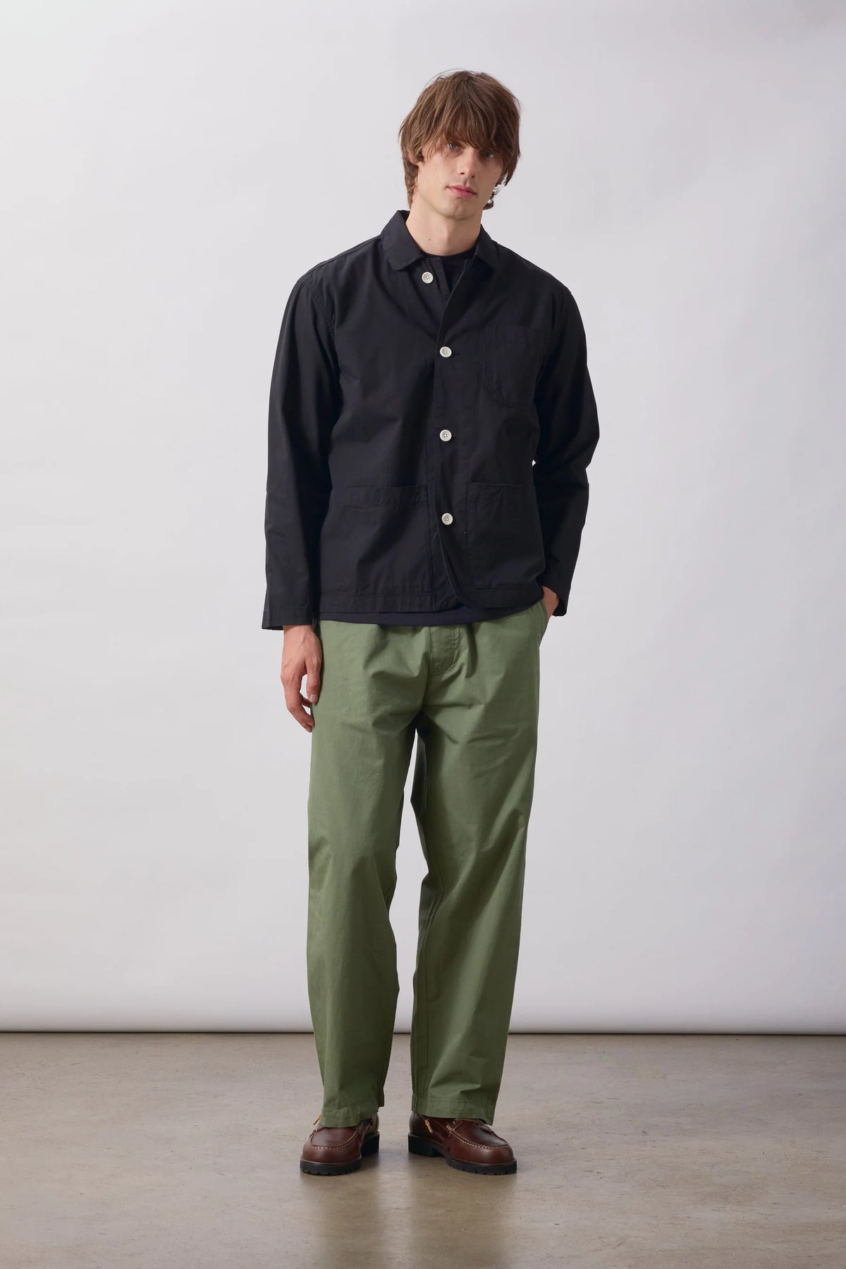 Tech Twill Easy Chef Shirt - Black