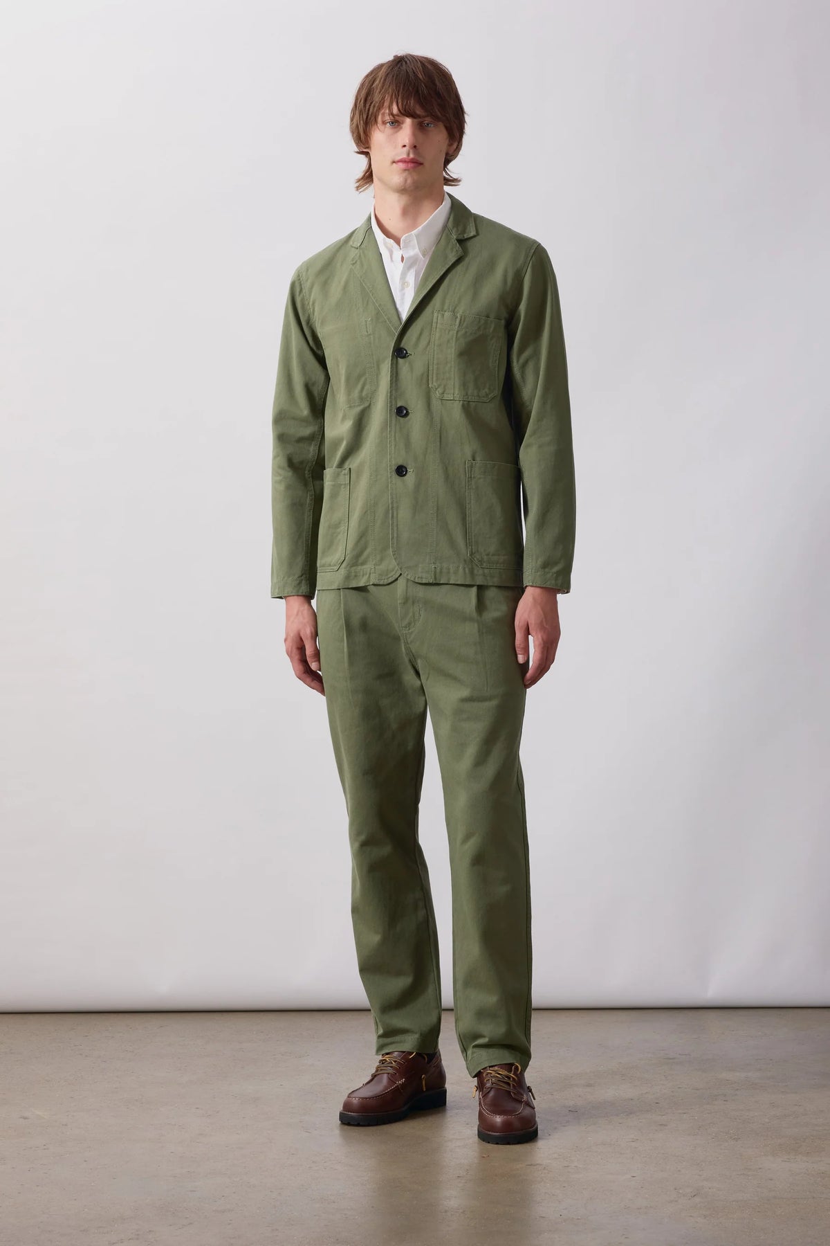 Twill Waiter Pants - Olive