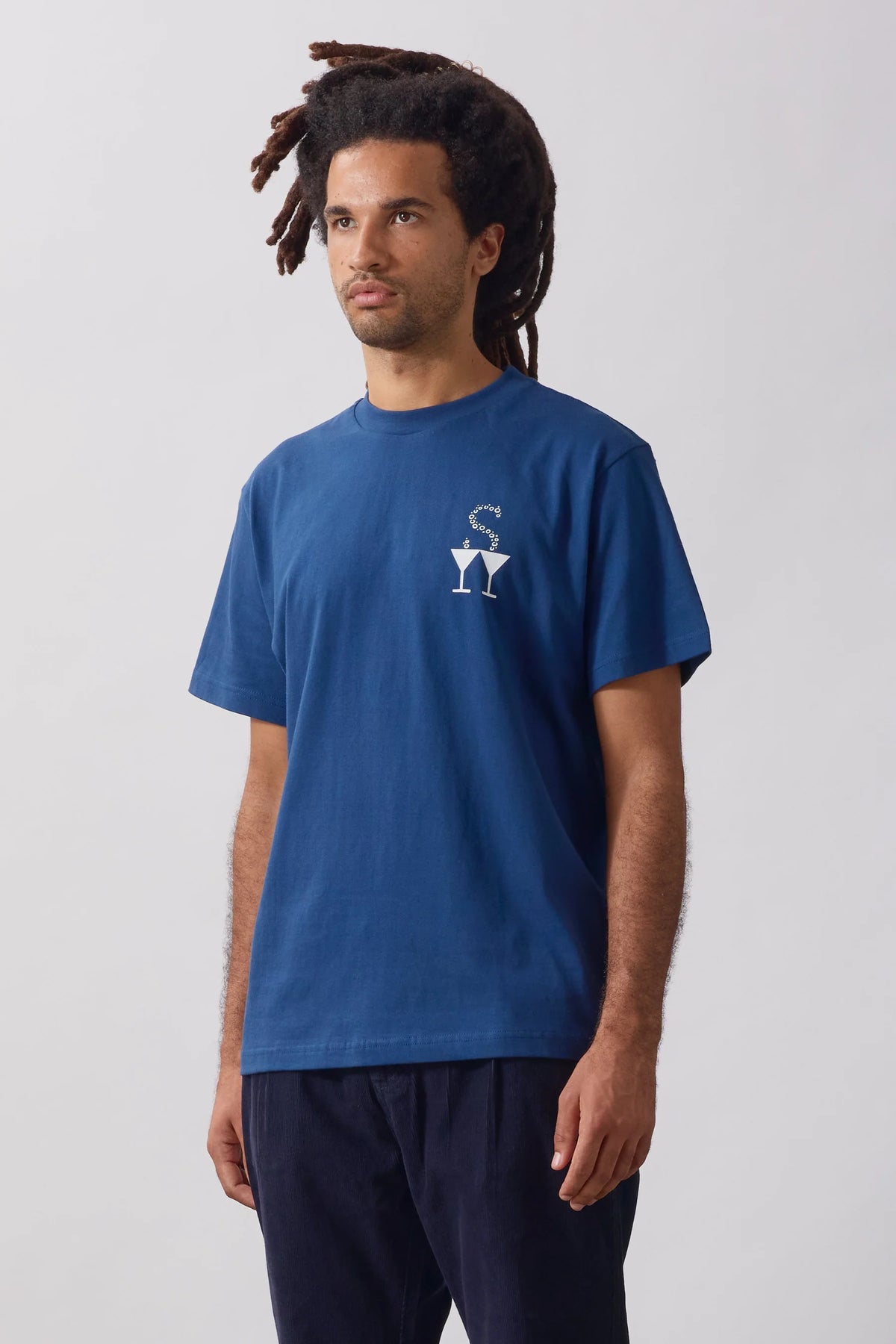 Martini Tee - Navy