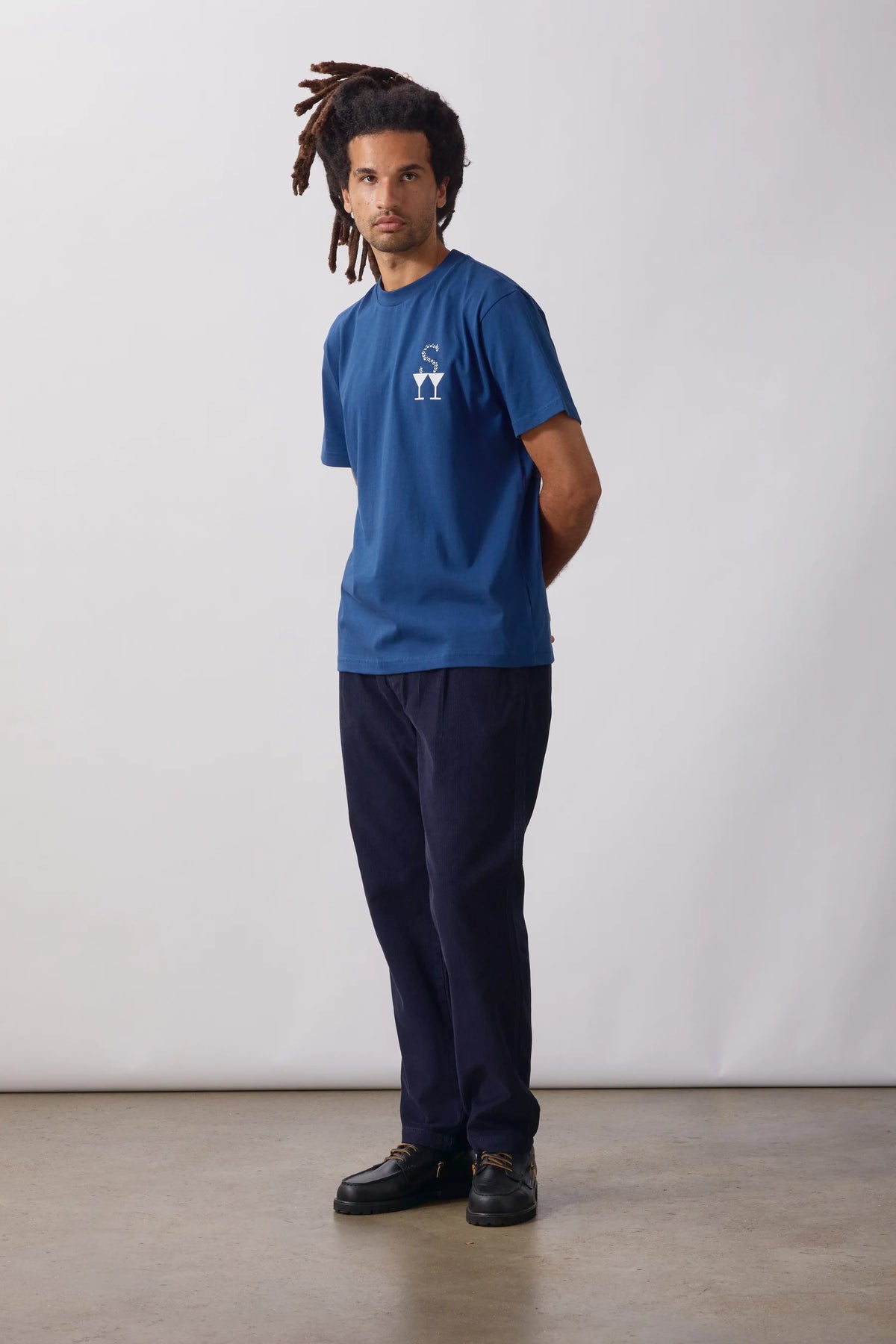 Martini Tee - Navy