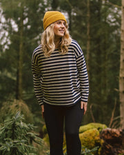 Panorama Striped LS T-Shirt Deep Navy