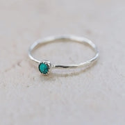 Sterling Silver Gemstone Ring - Turquoise