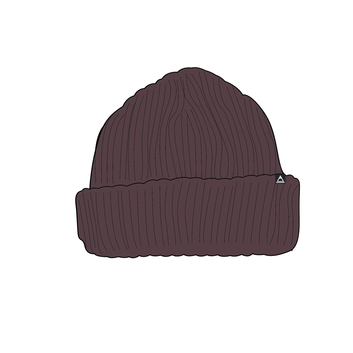 Fisherman Merino Wool Beanie - Brambleberry