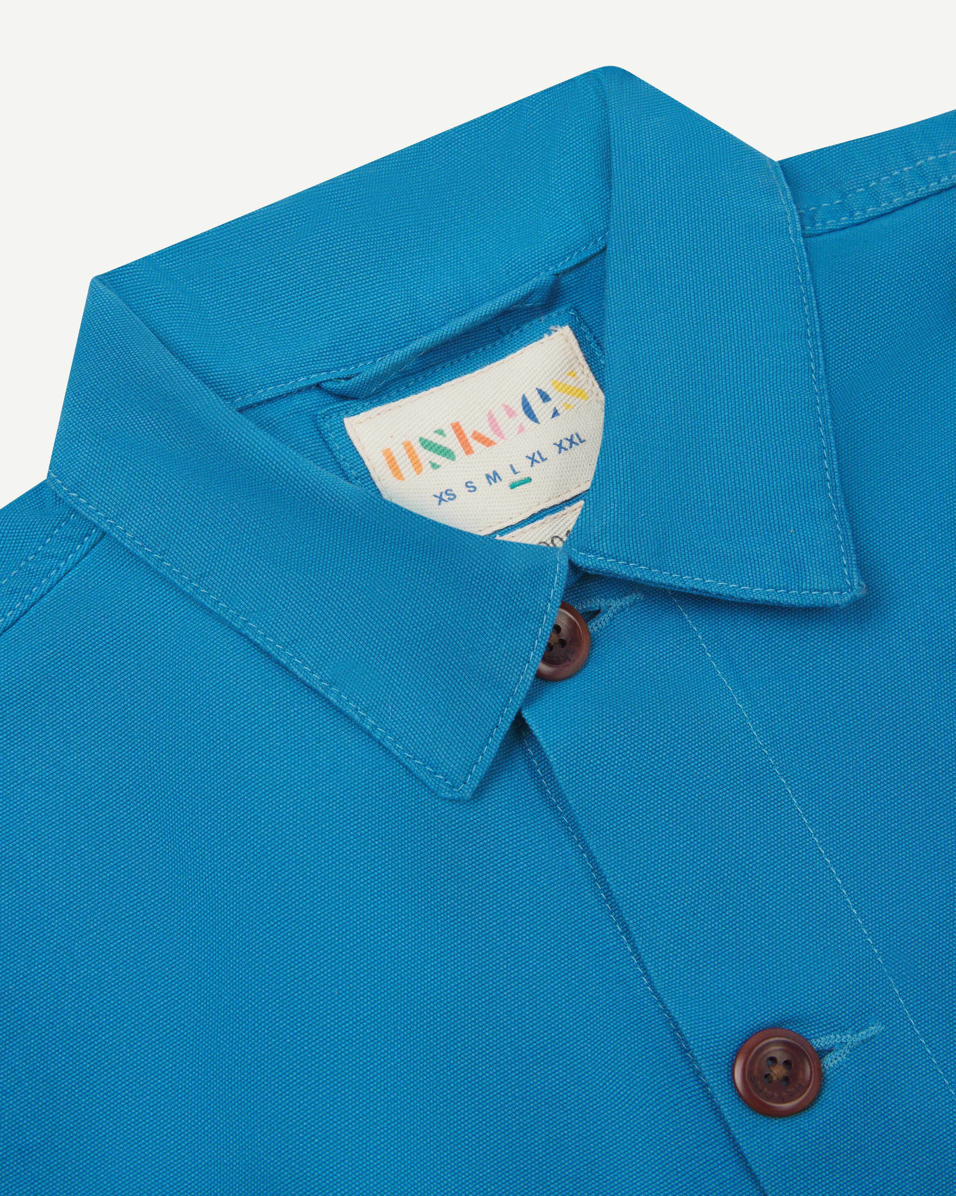 3001 Buttoned Overshirt - Bright Blue