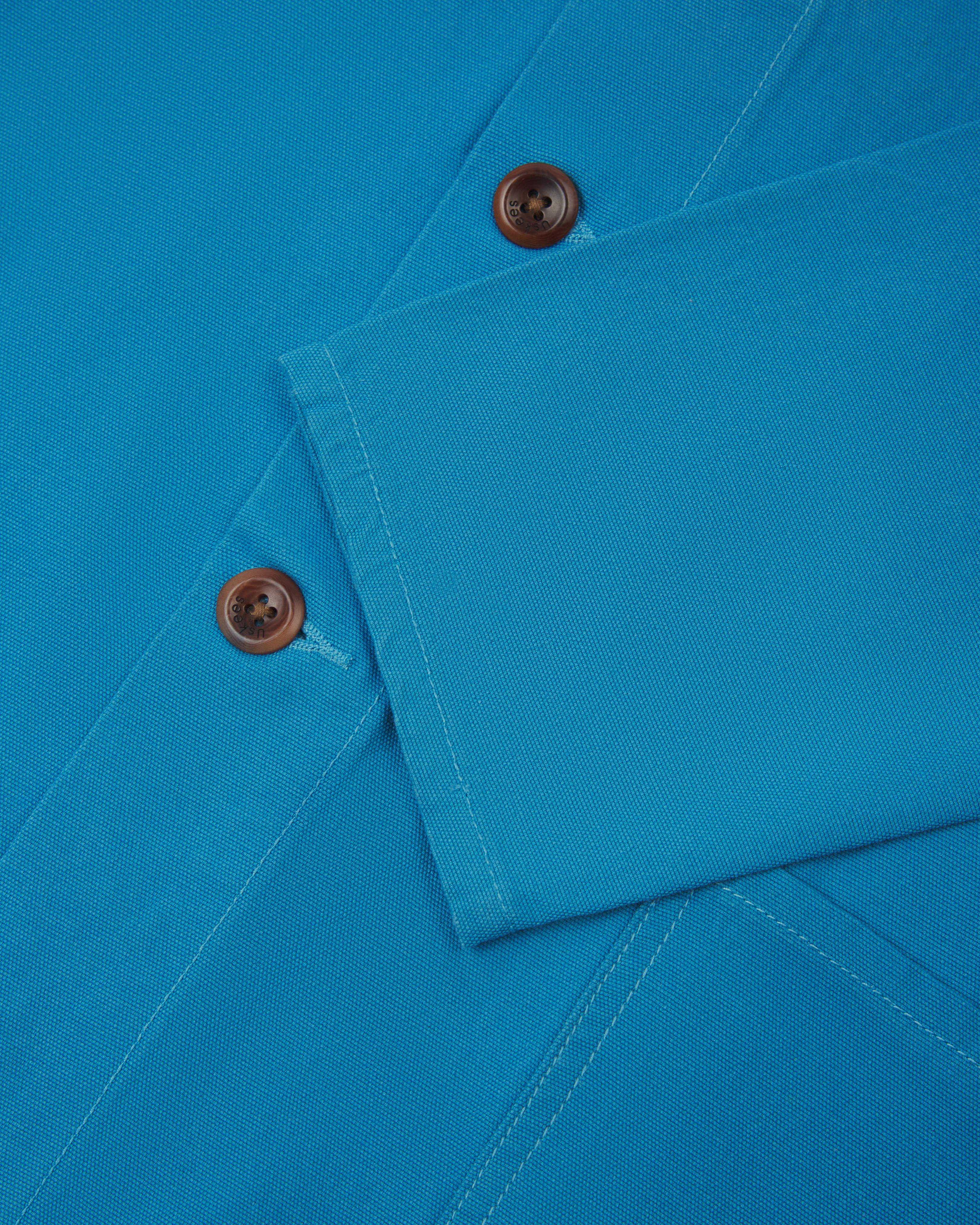 3001 Buttoned Overshirt - Bright Blue