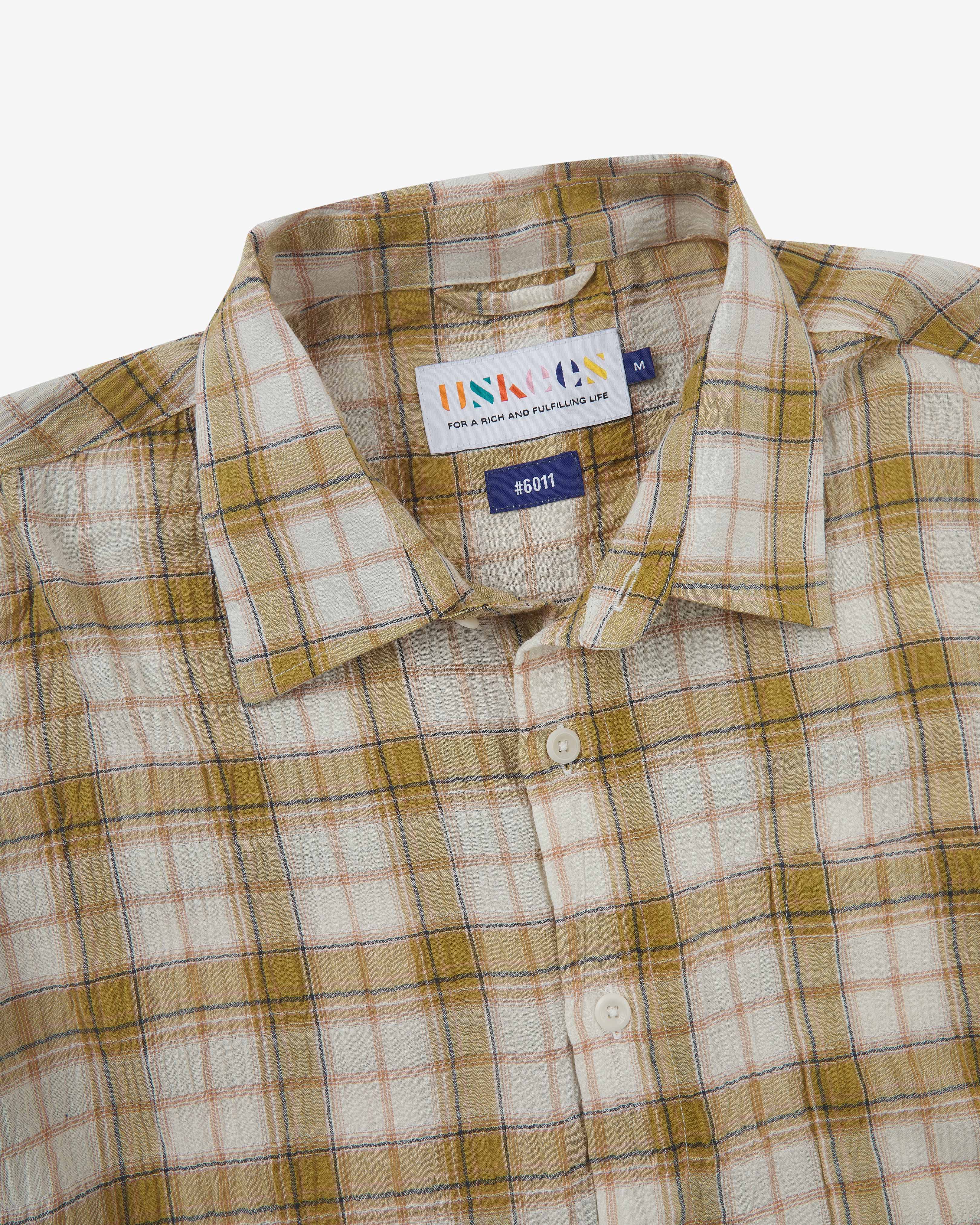 Timber Leah Shirt - Sand Pebble Plaid