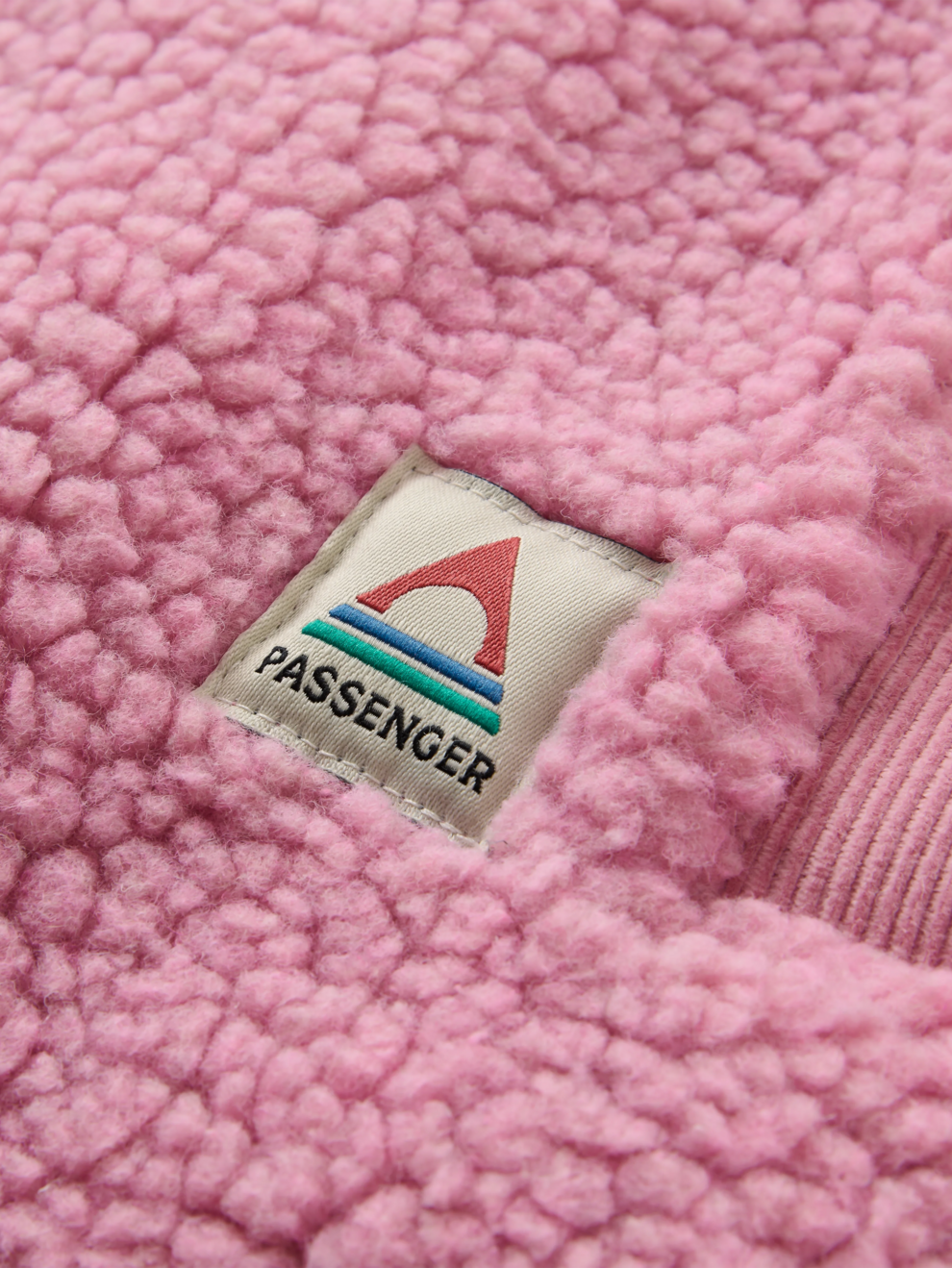 Tawny Collarless Deep-Pile Sherpa Gilet 2.0 Pink Haze