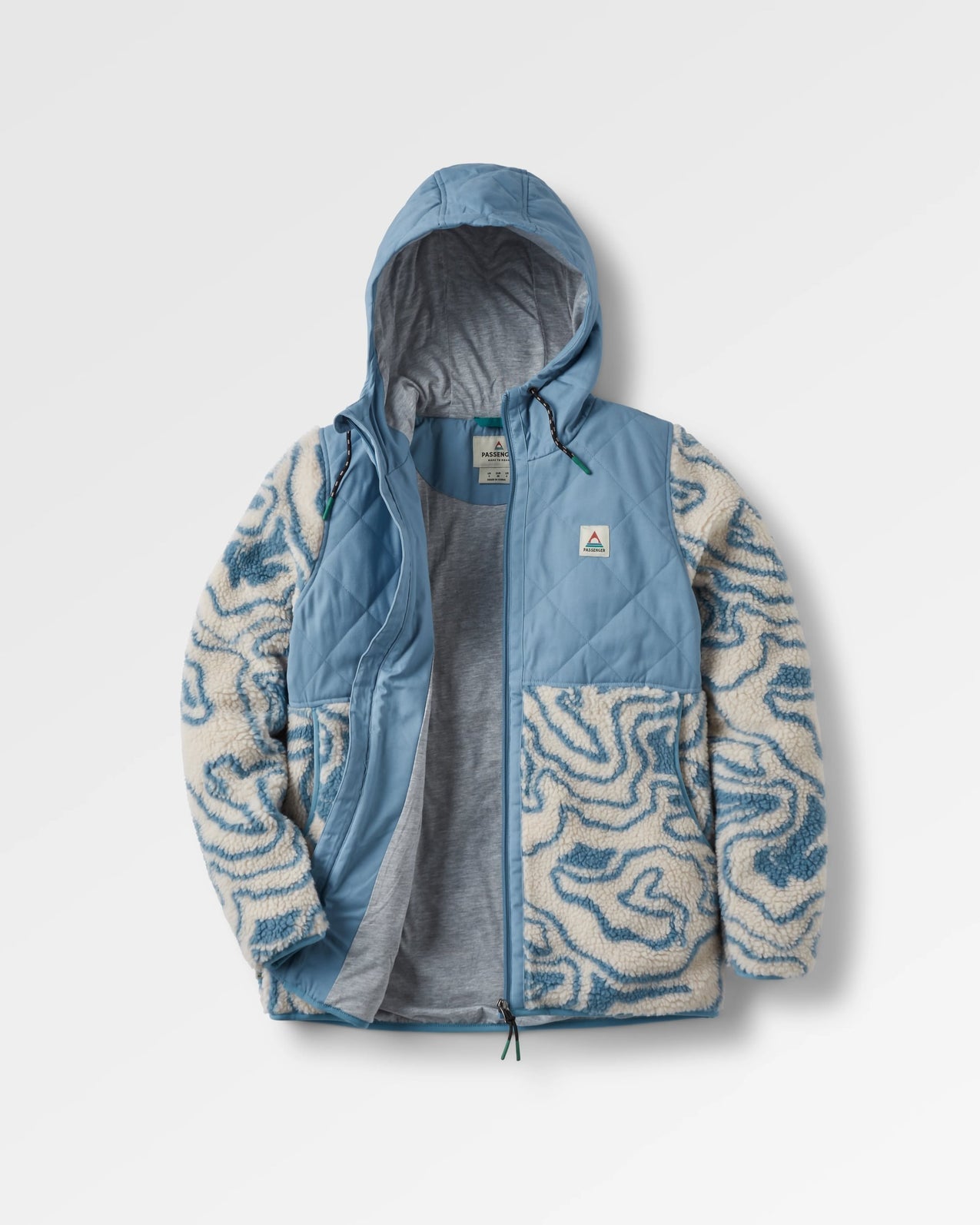 Sefton Recycled Deep-Pile Sherpa Full Zip Fleece