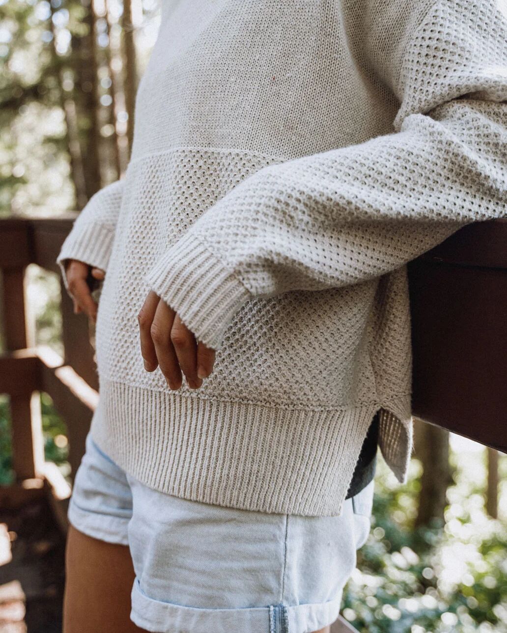 Cove Organic Cotton Knitted Jumper
