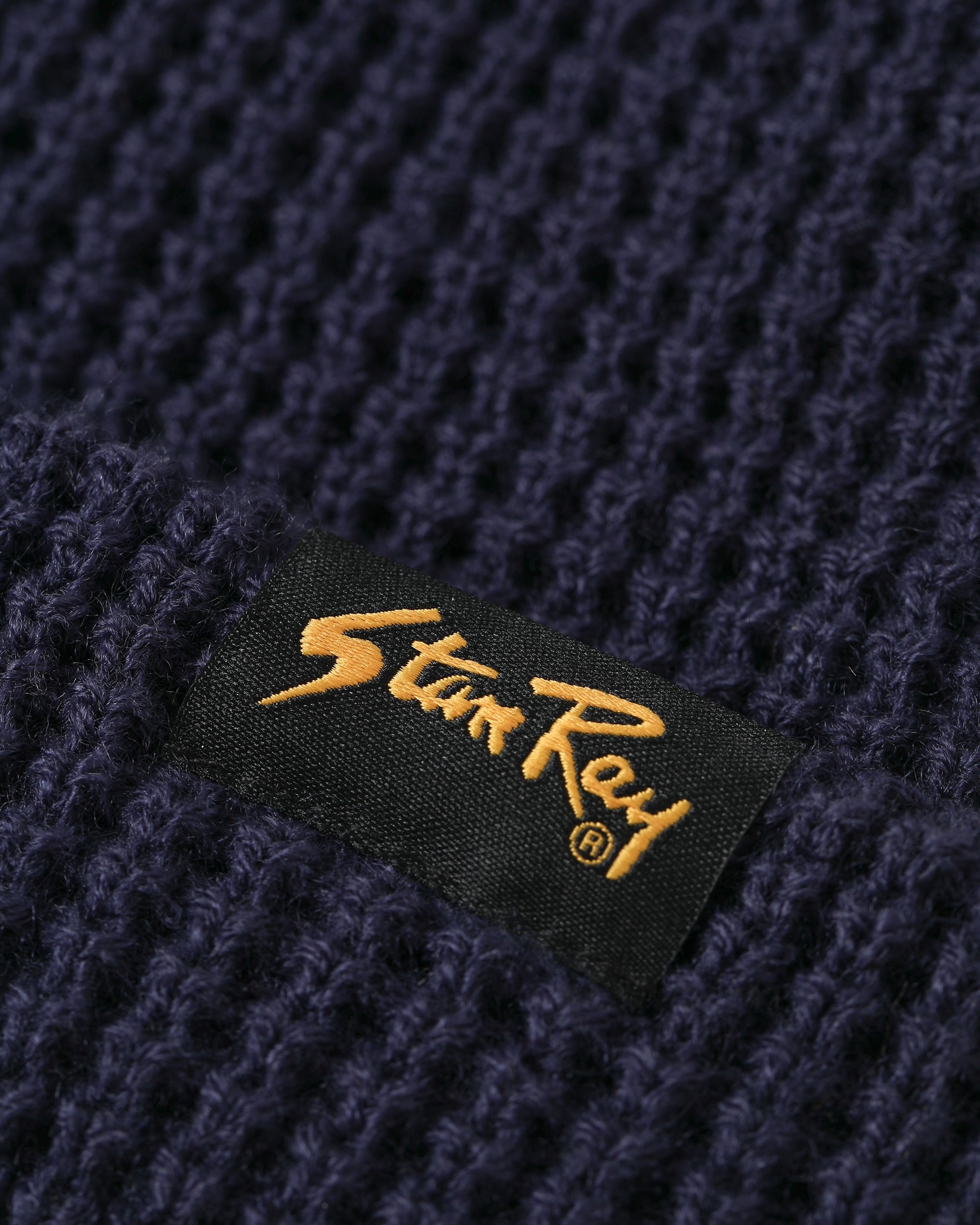 WAFFLE BEANIE - NAVY