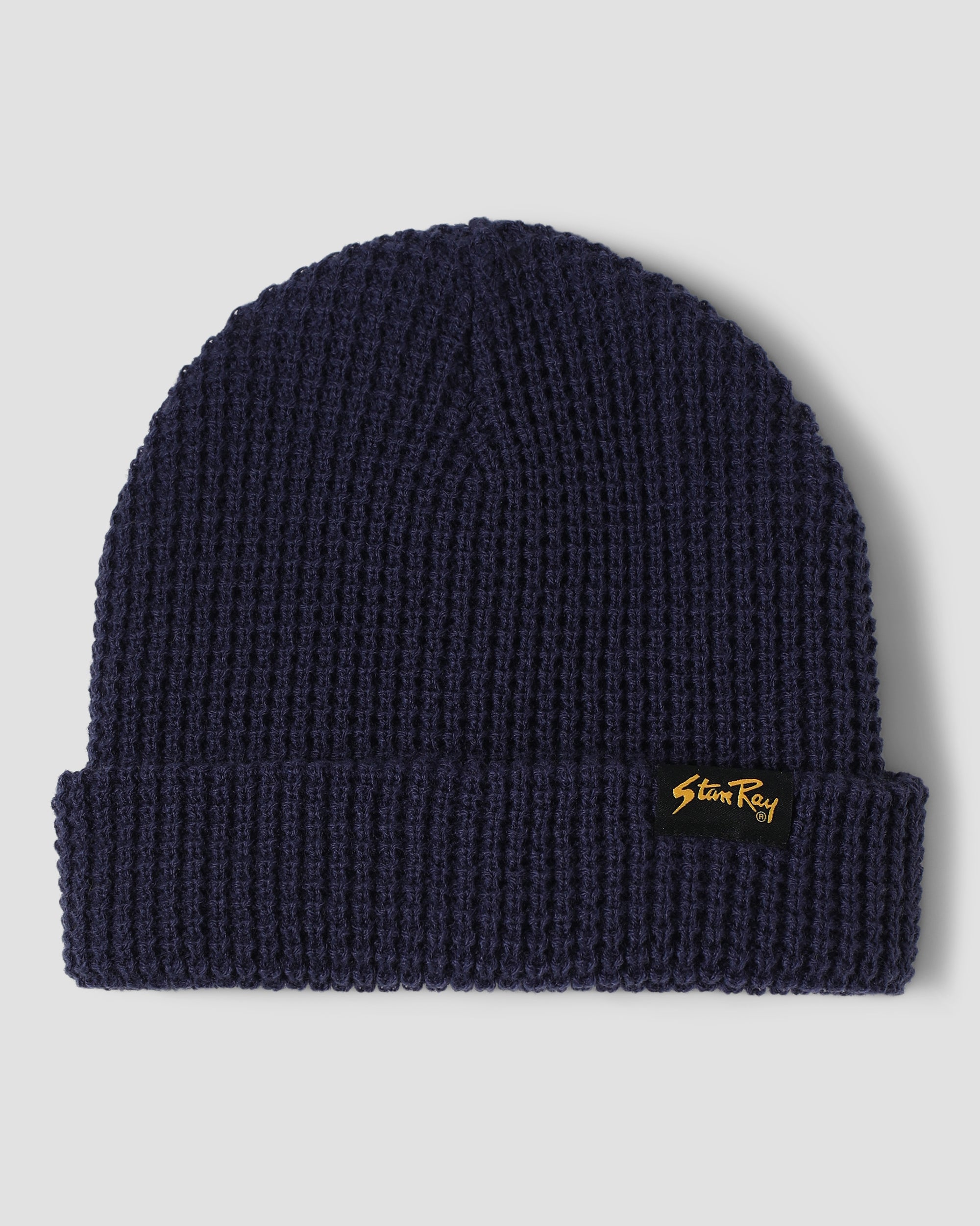 WAFFLE BEANIE - NAVY