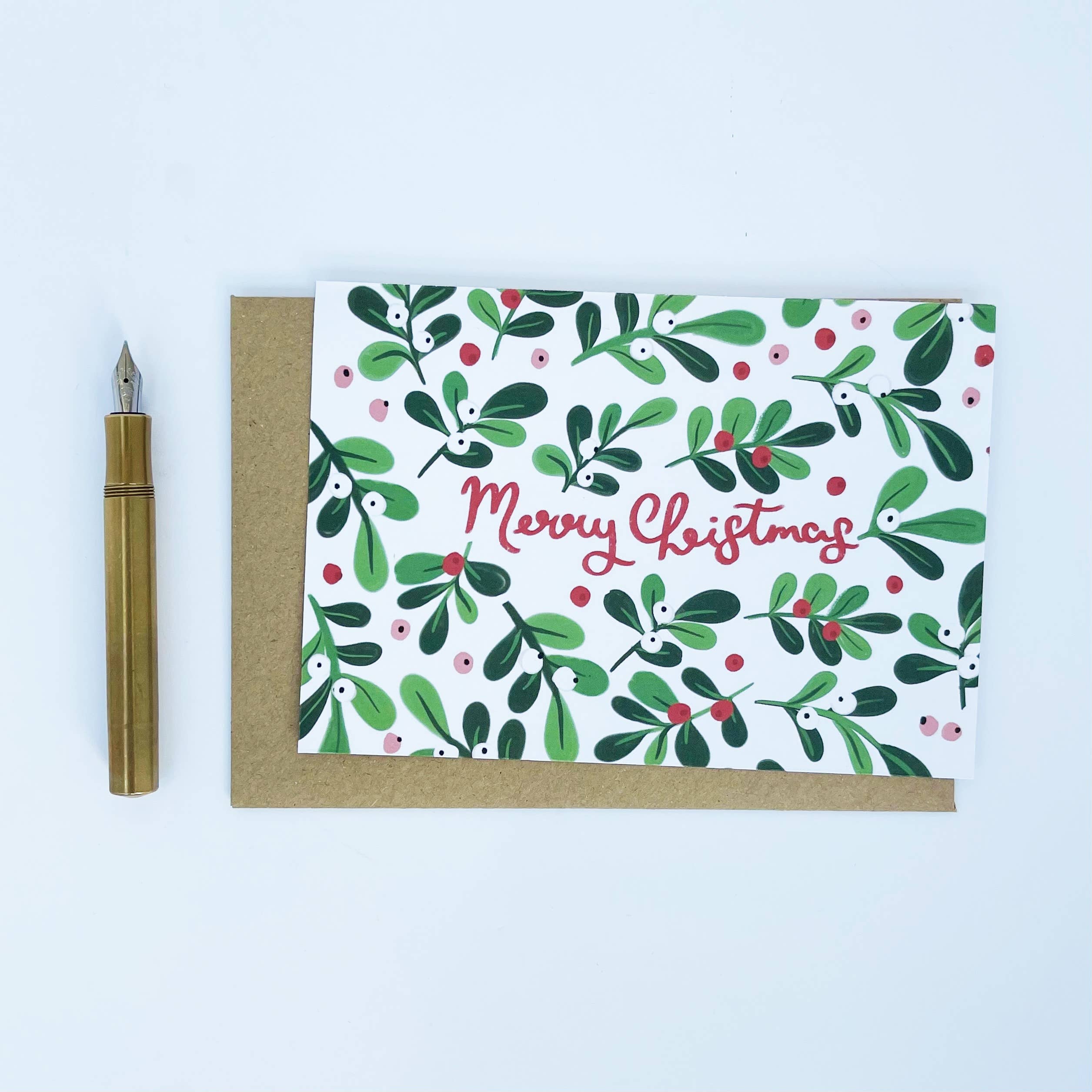 Mistletoe - Merry Christmas Card