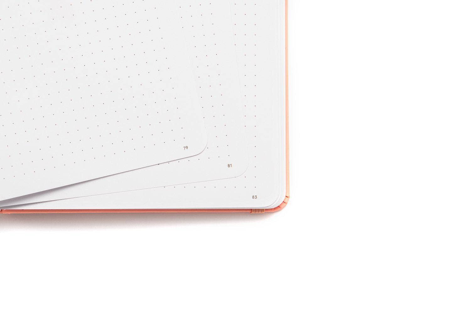 A5 Dot Grid Journal - Moon and Stars: Midnight Blue