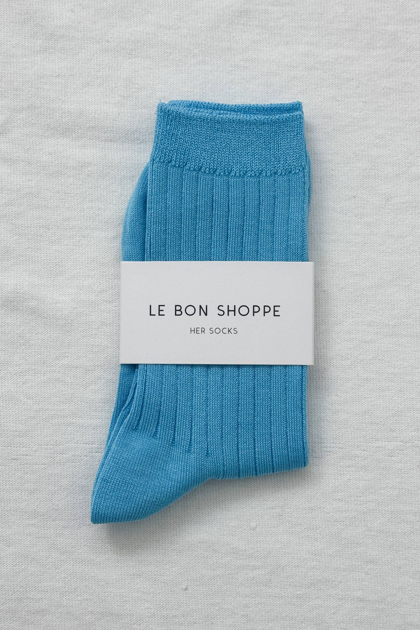 Her Socks - Mercerized Combed Cotton Rib: Fuchsia
