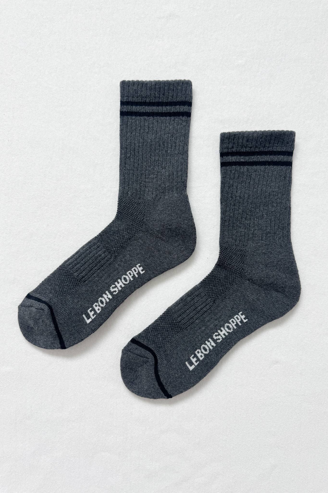 Boyfriend Socks: Blue Grey