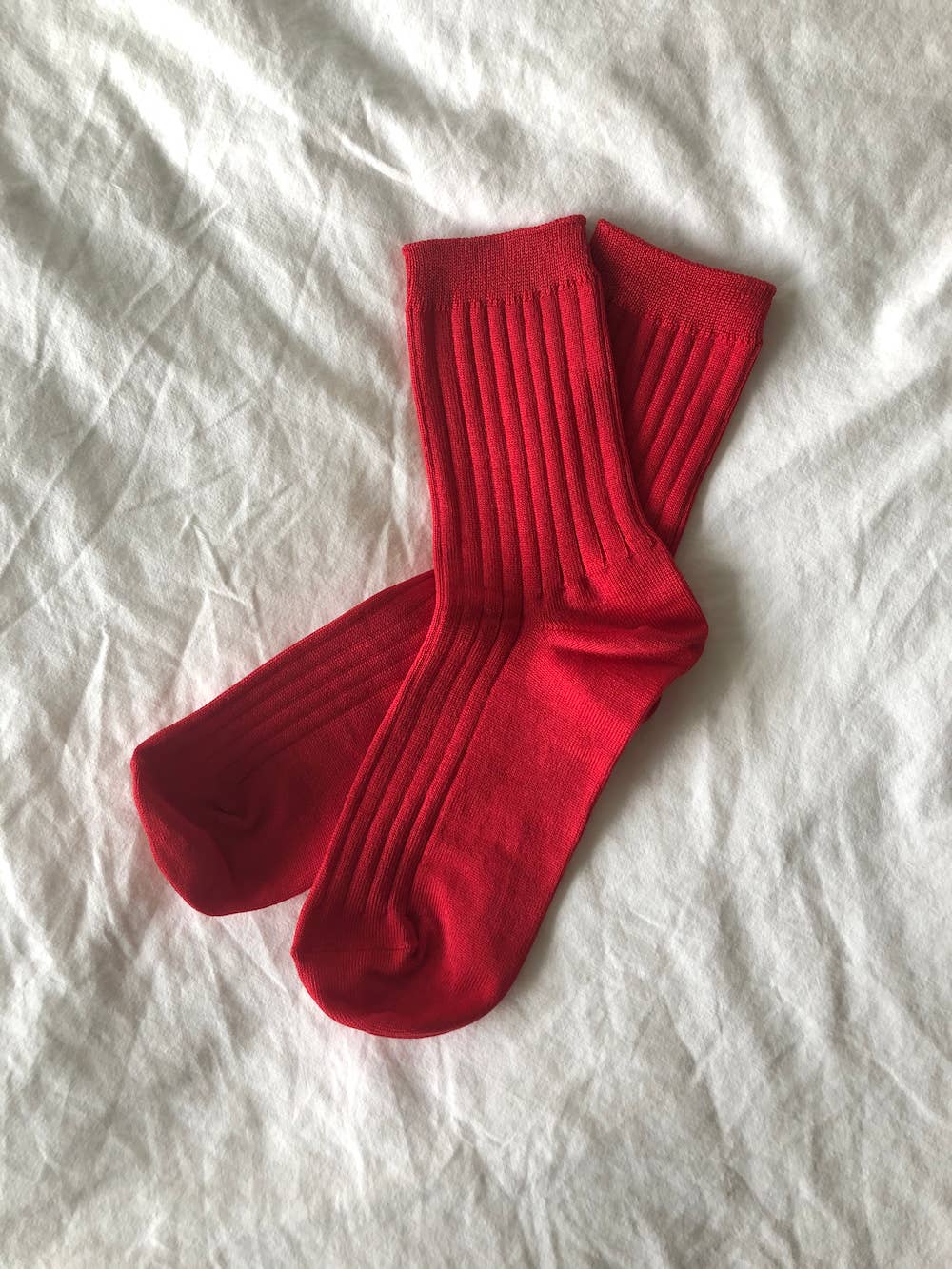 Her Socks - Mercerized Combed Cotton Rib: Peacock
