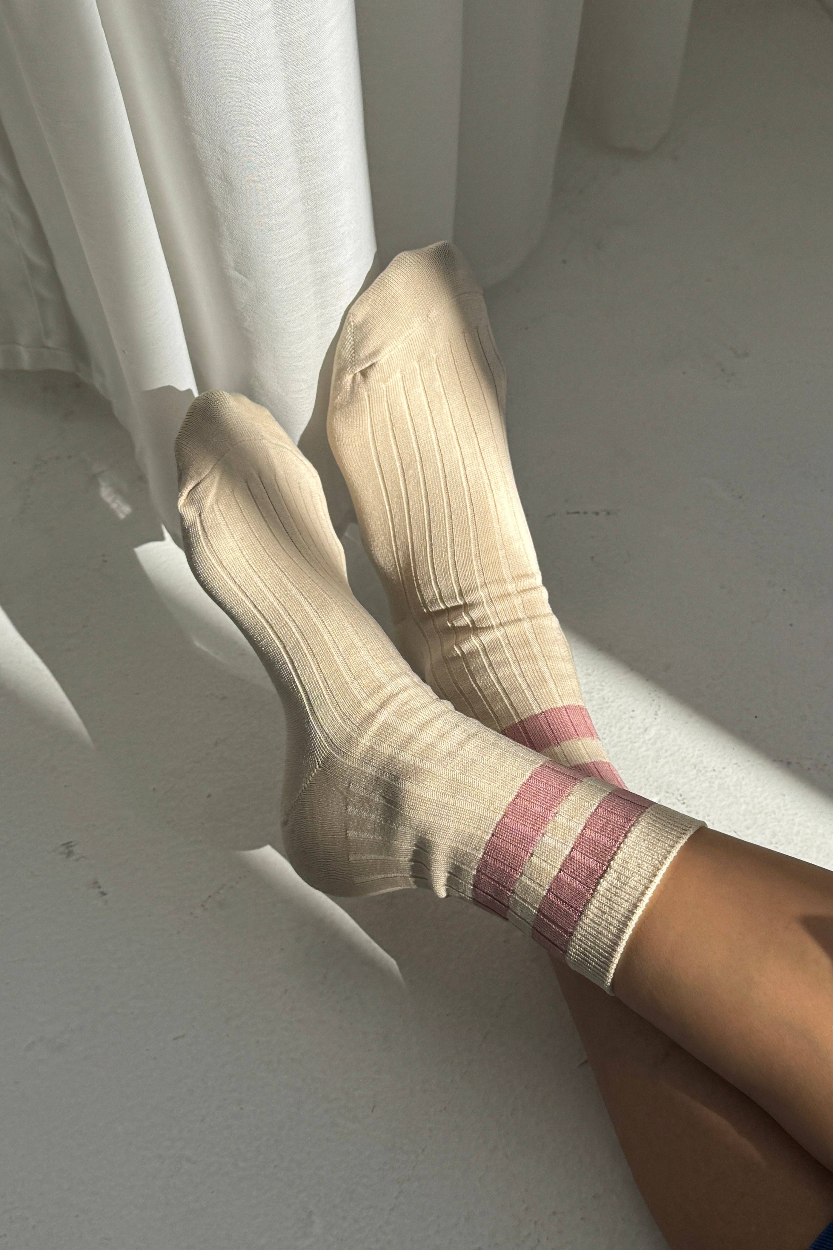 Her Varsity Socks: Rose