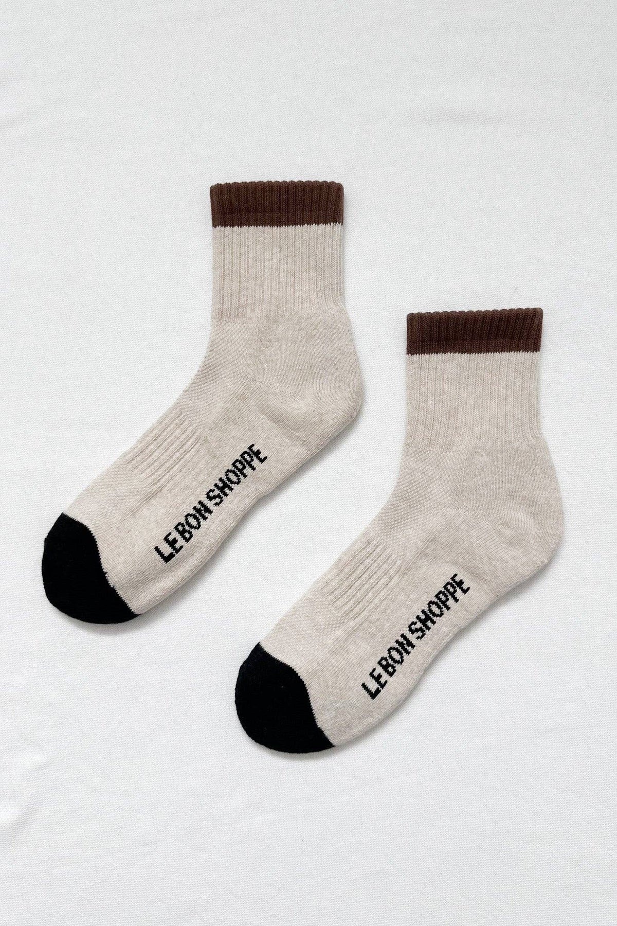 Color Block Girlfriend Socks : Yellow Blue