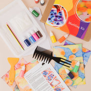 Marbling paint art Kit,  printing DIY craft kit