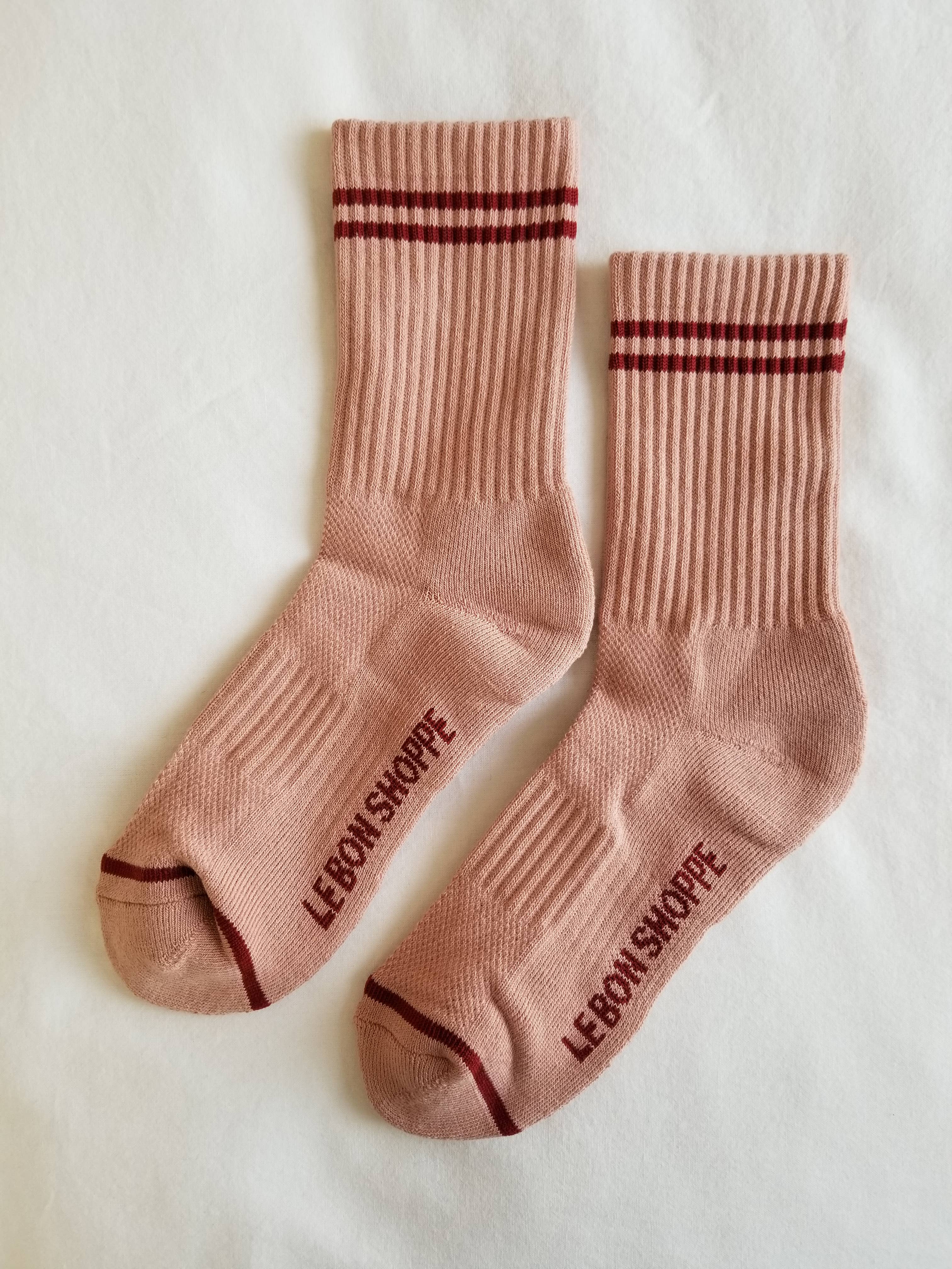 Boyfriend Socks: Oatmeal
