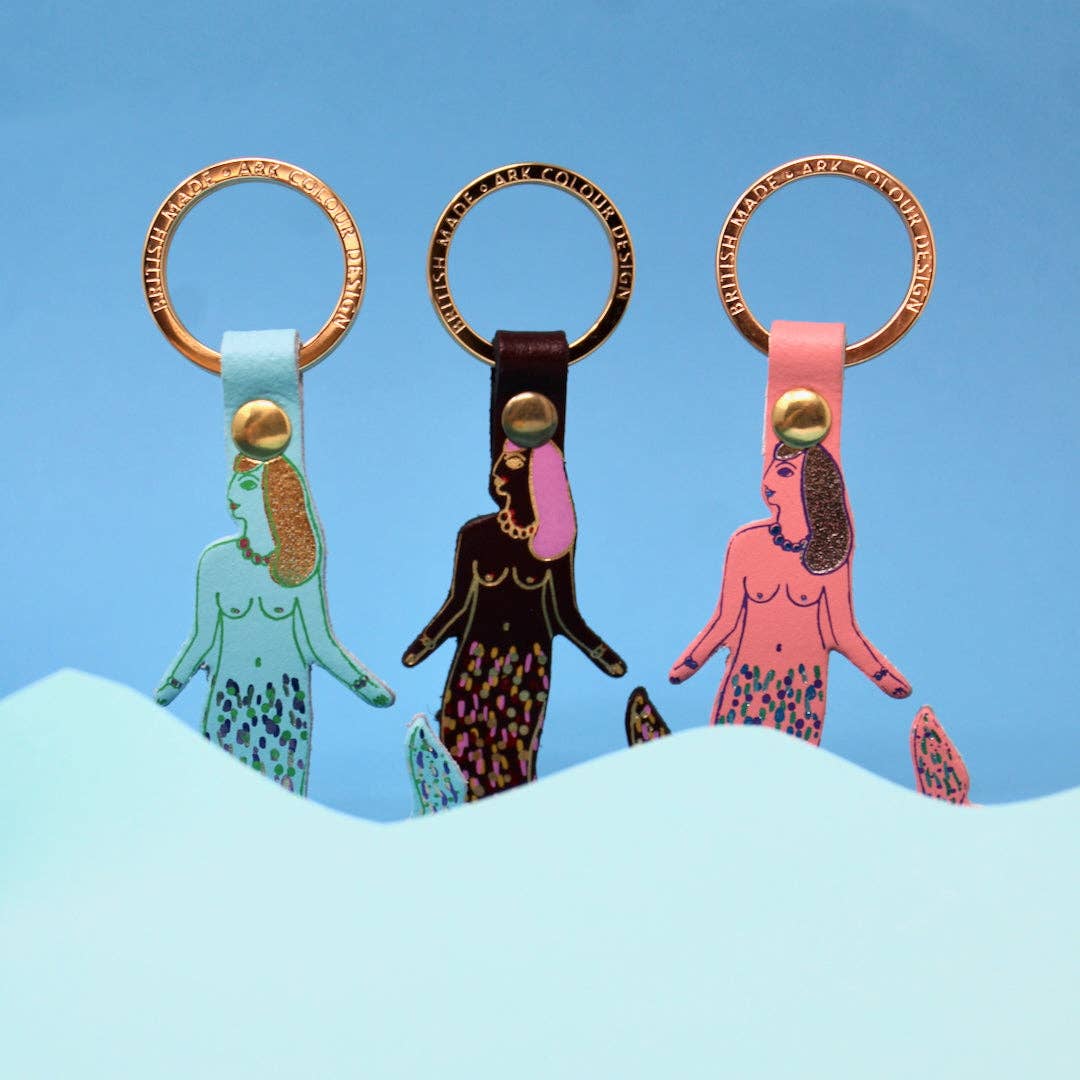 Mermaid Key Fob: Turquoise