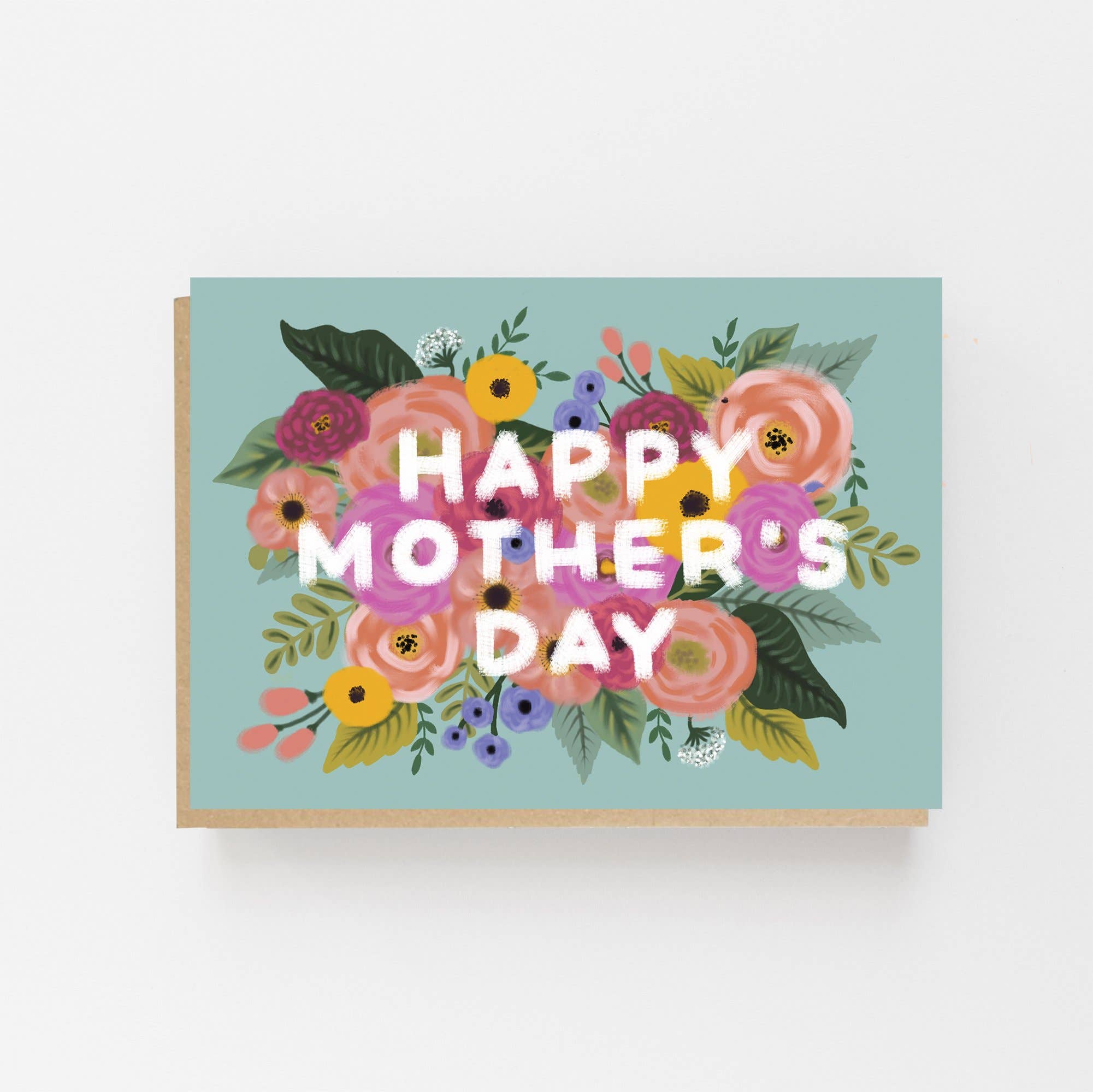 Happy Mother's Day Card - Vintage, Floral Design