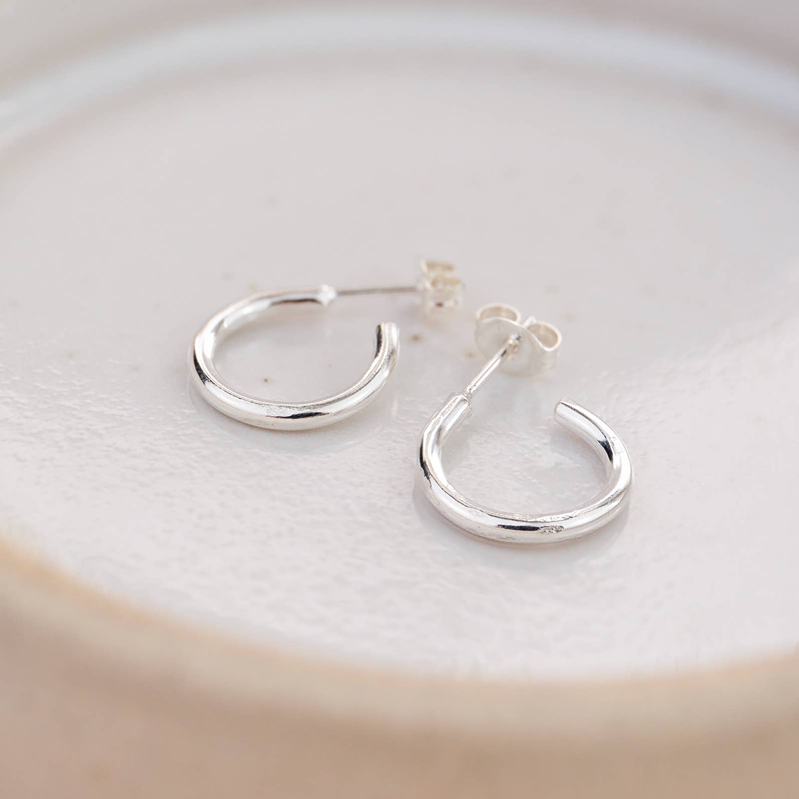 Sterling Silver Everyday Mini Circle Hoops