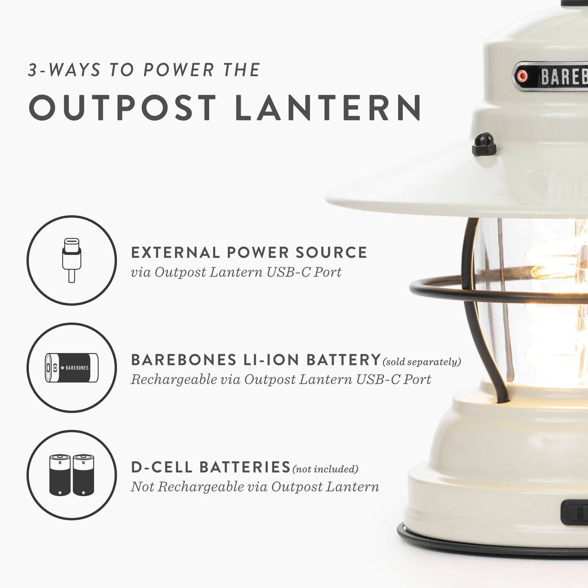 Outpost Lantern White