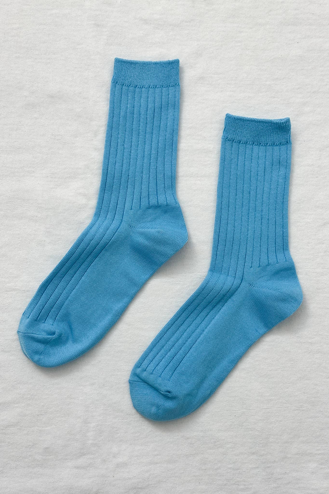 Her Socks - Mercerized Combed Cotton Rib: Fuchsia