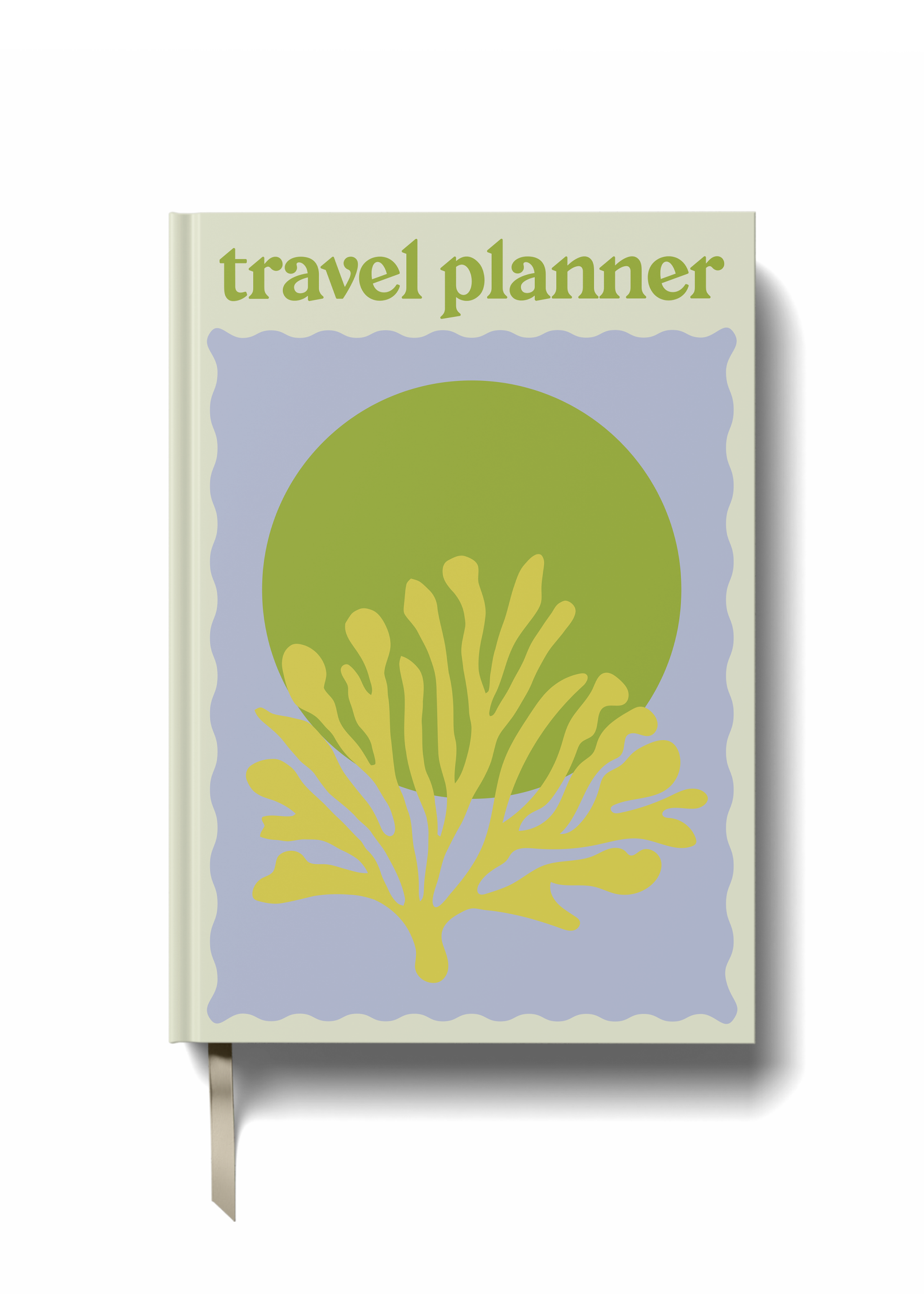 Travel Planner - A5 Hardback - Green Coral