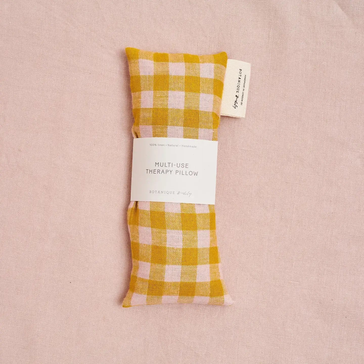 Multi-Use Lavender Eye Pillow | Linen Wes Gingham