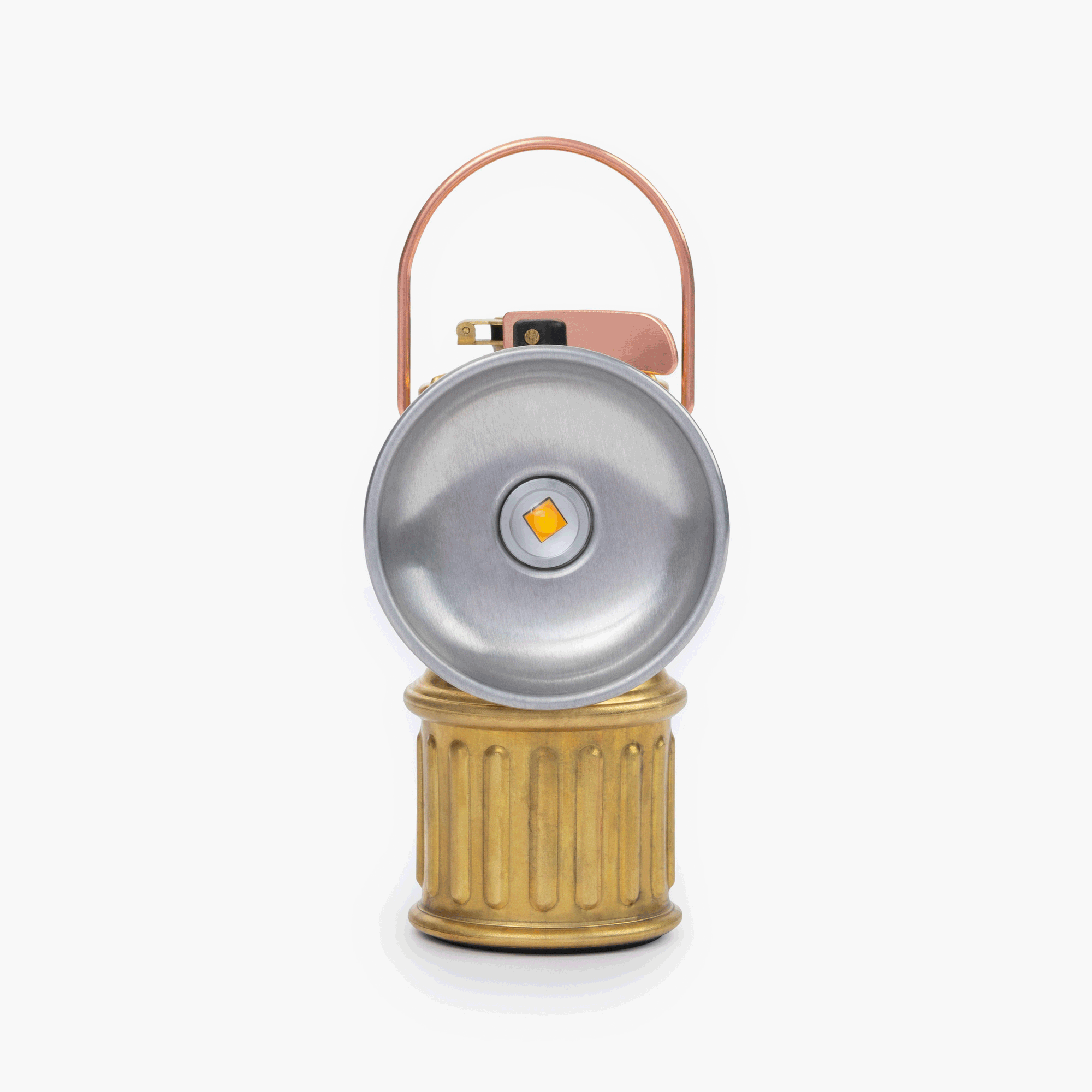 Miners Lantern: Brass