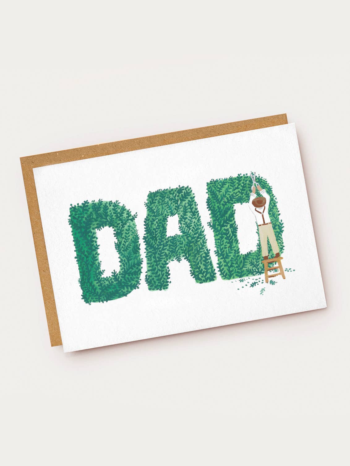 Gardener Topiary Dad Card