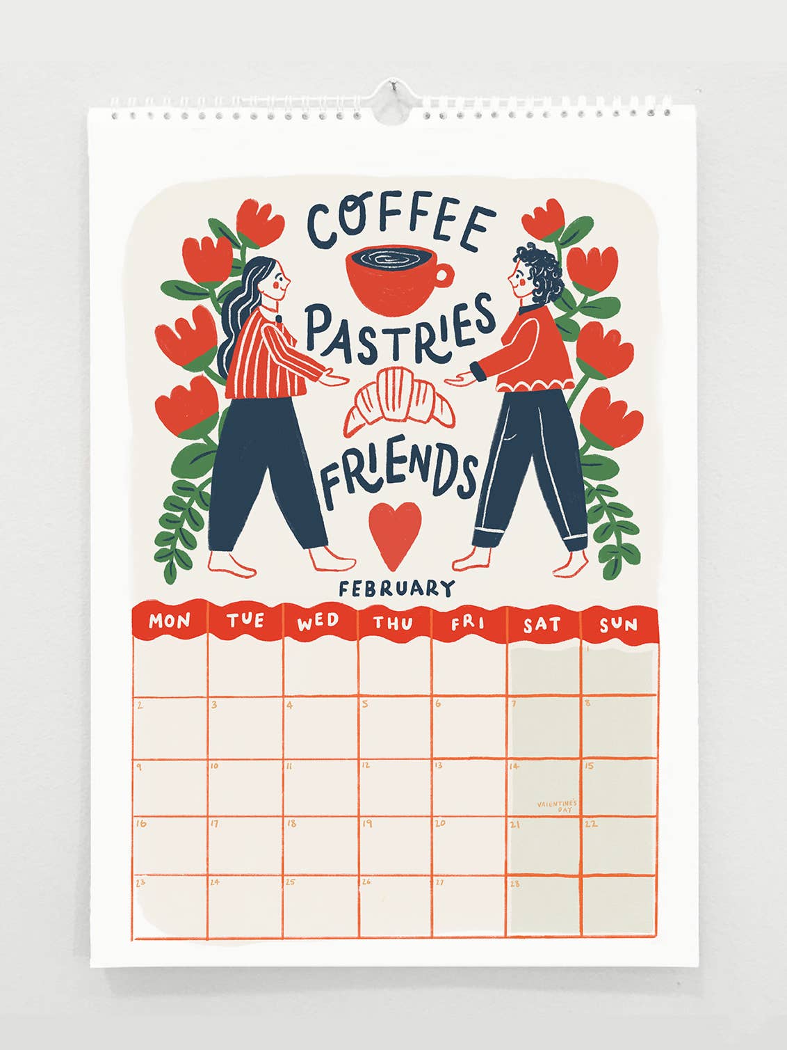 Tips For A Good Year 2027 Wall Calendar-Wellness+Positivity