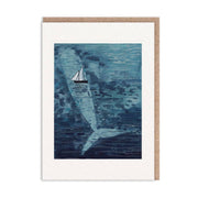 Blue Whale Greeting Card (13388)