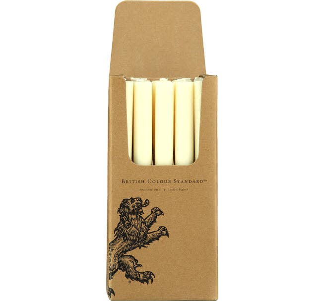 Pearl White Eco Dinner Candles - Each