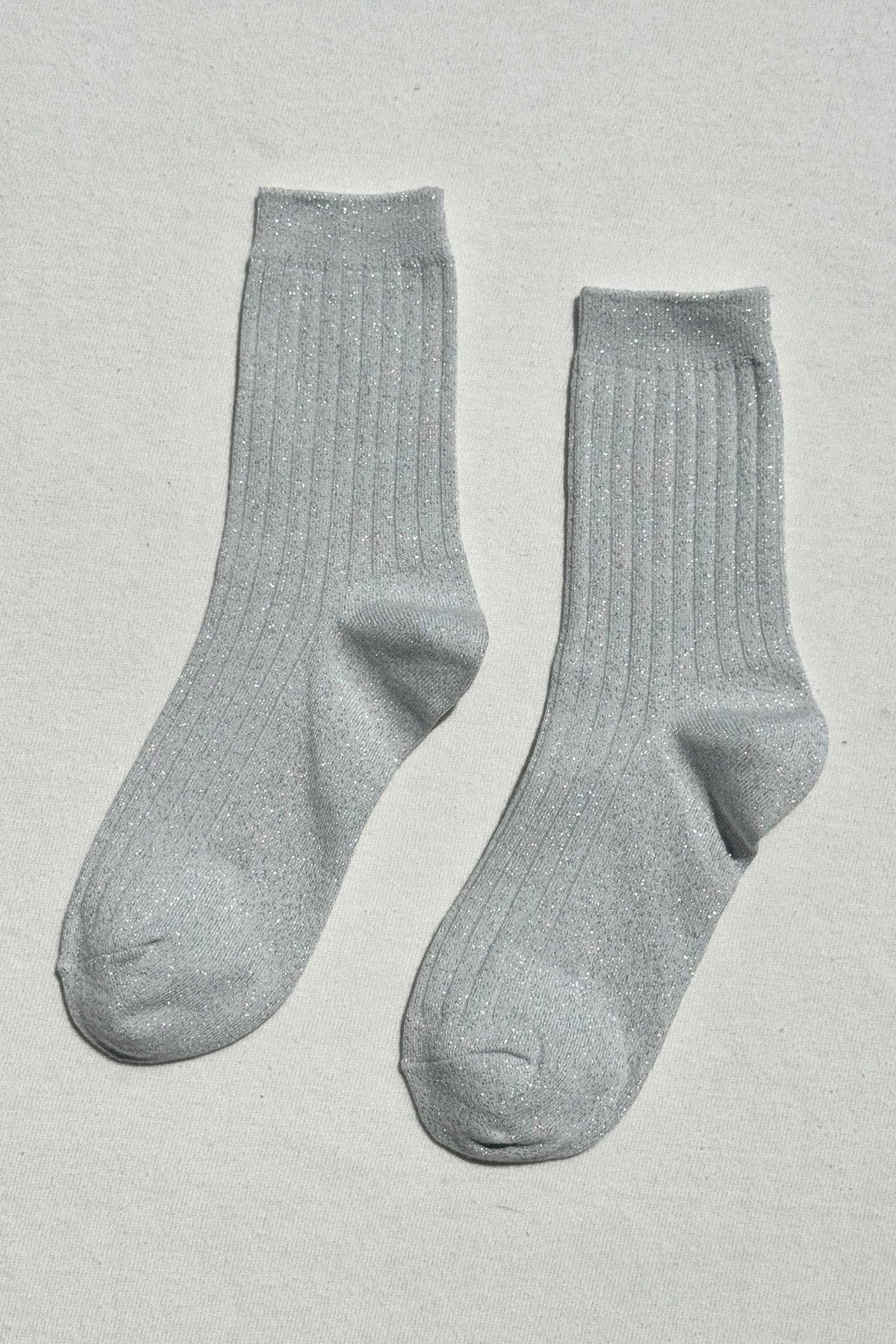 Her Socks - MODAL Lurex : Copper Black