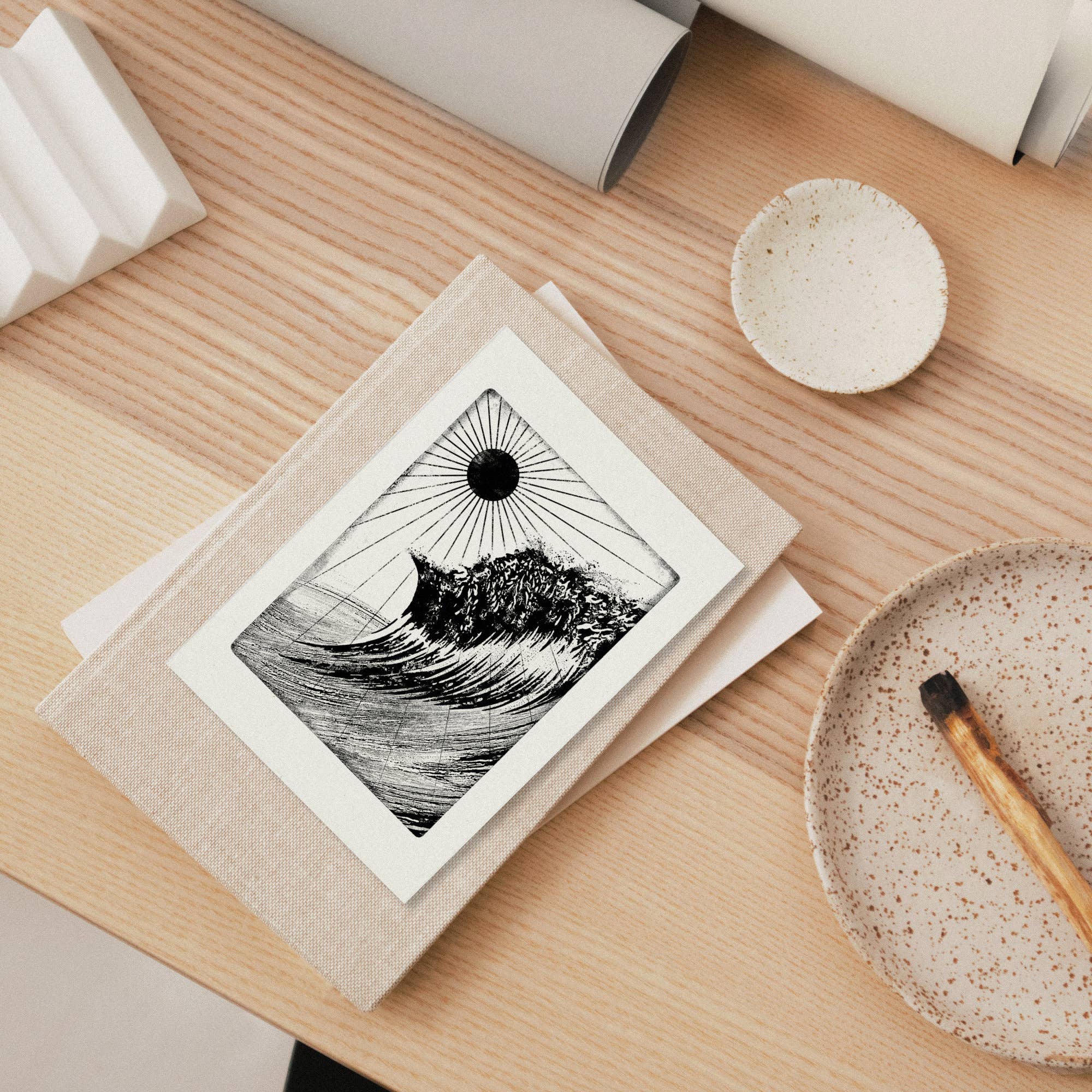 Wave Song Individual Card (A6) Ocean Sea Seascape Coastal