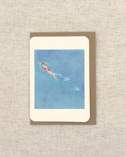 Swatch Solo Swimmer Greetings Card