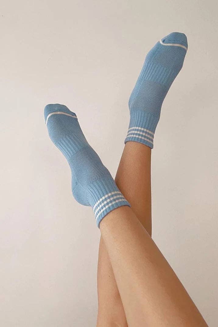 Girlfriend Socks: Egret