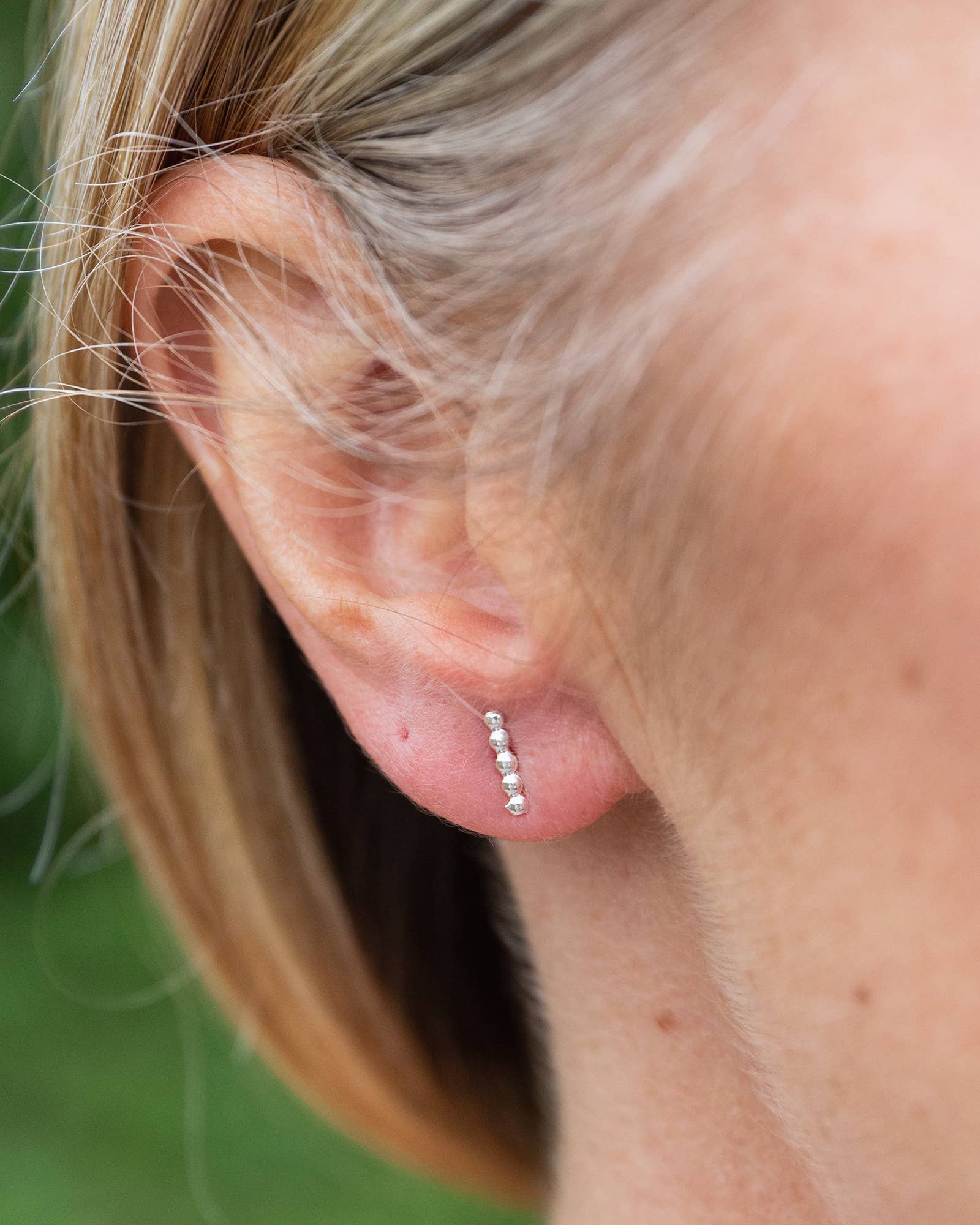 Sterling Silver Mini Dotty Stick Studs