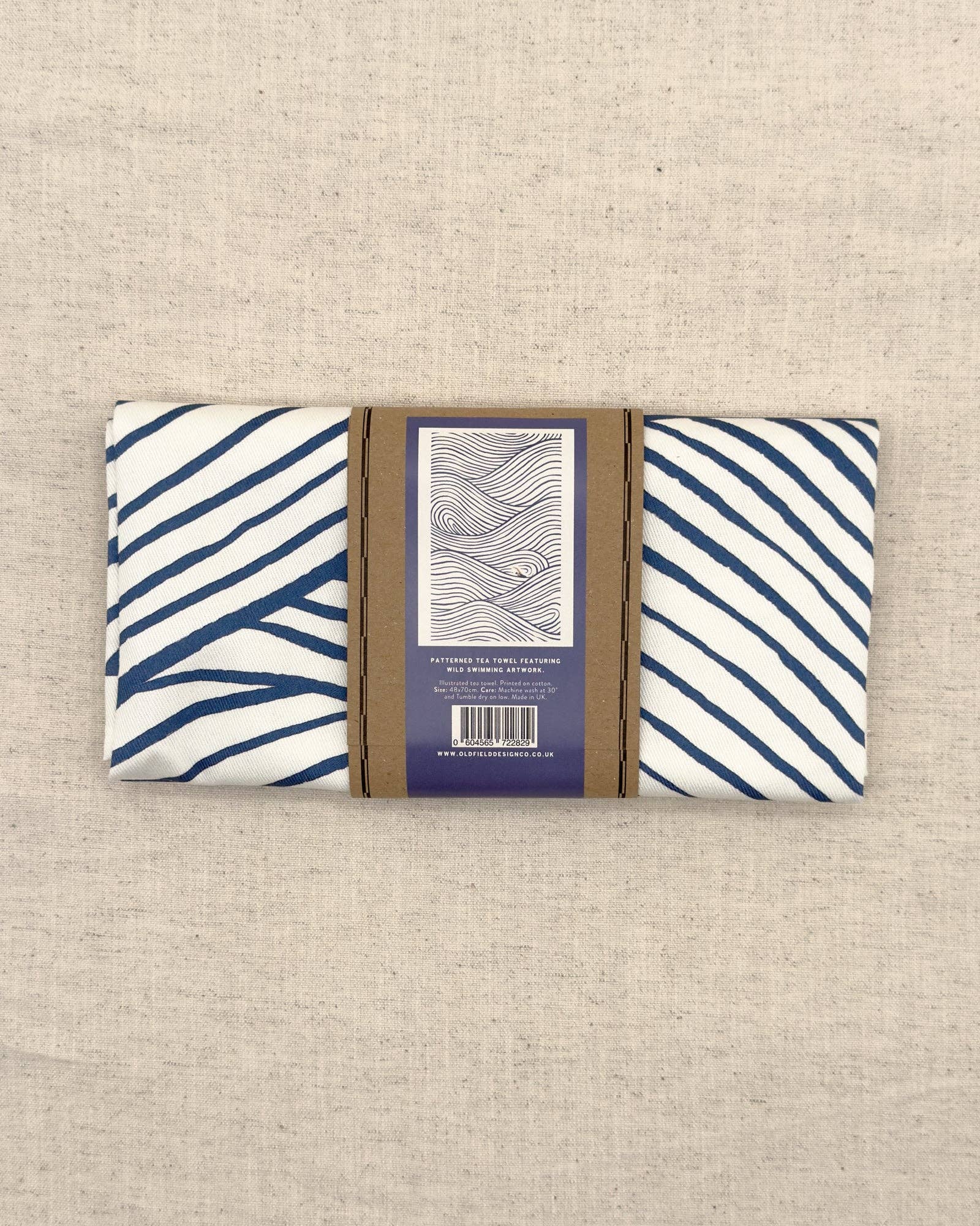 Swimming Pattern Tea Towel