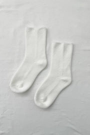 Cloud Socks: Classic White