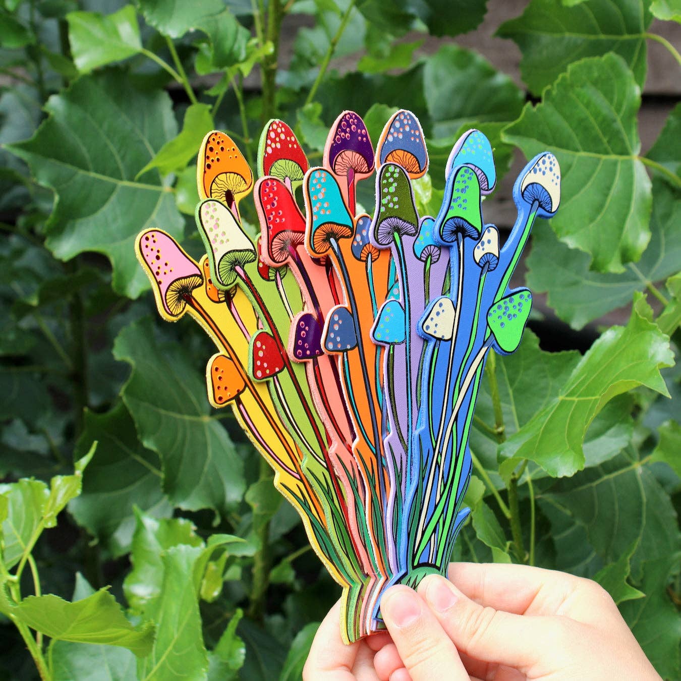 Mushroom Bookmark: Royal Blue