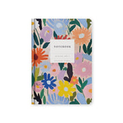 Design No.7 Gouache Floral Hardback Notebook (A5) (10579)