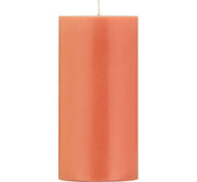 15 cm Tall SOLID Rust Pillar Candle: 6