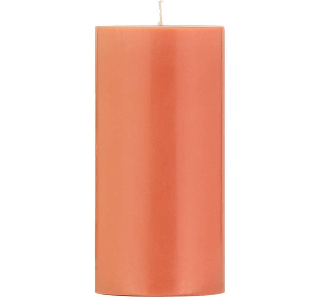 15 cm Tall SOLID Rust Pillar Candle: 6