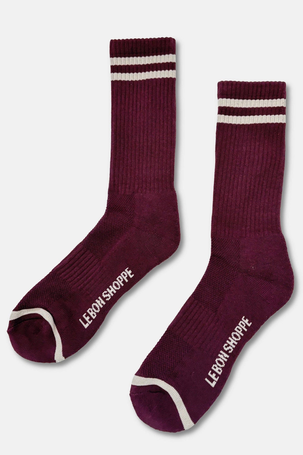EXTENDED Boyfriend Socks : Maroon